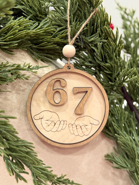 6 7 ornament