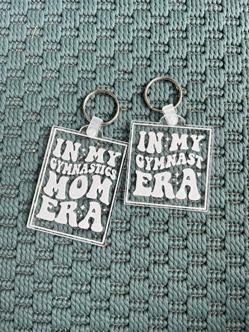 Engraved Acrylic Gymnast Era Keychain