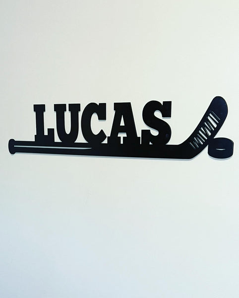 Hockey Name Sign