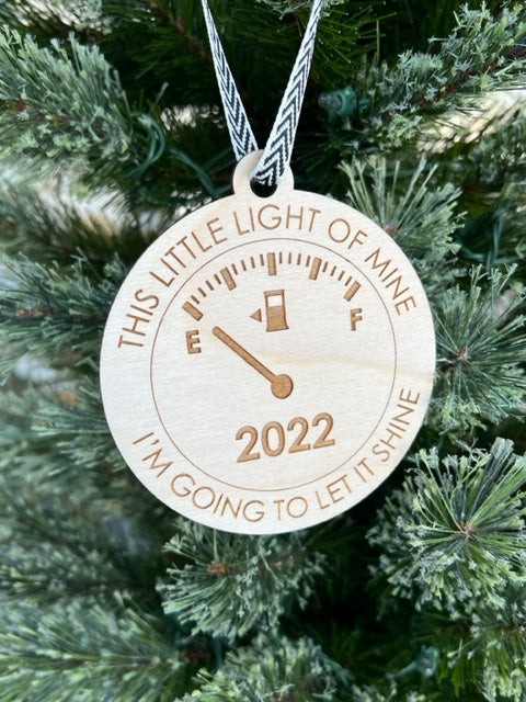 Funny Engraved Gas Ornament