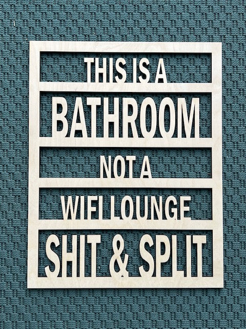 Bathroom Sign
