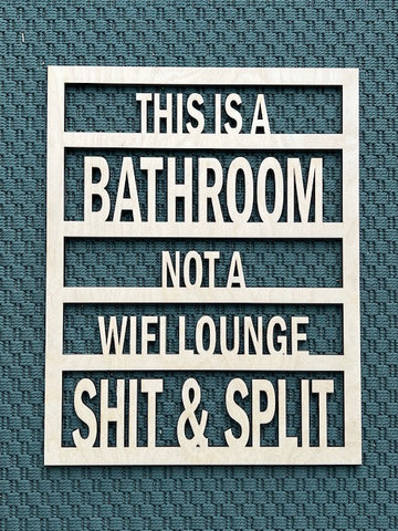 Bathroom Sign