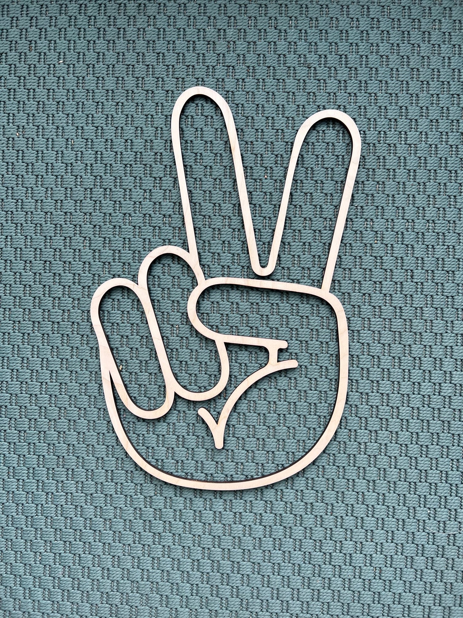 Peace Sign / Hang Loose Wooden Sign